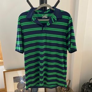 Striped Under Armour Polo